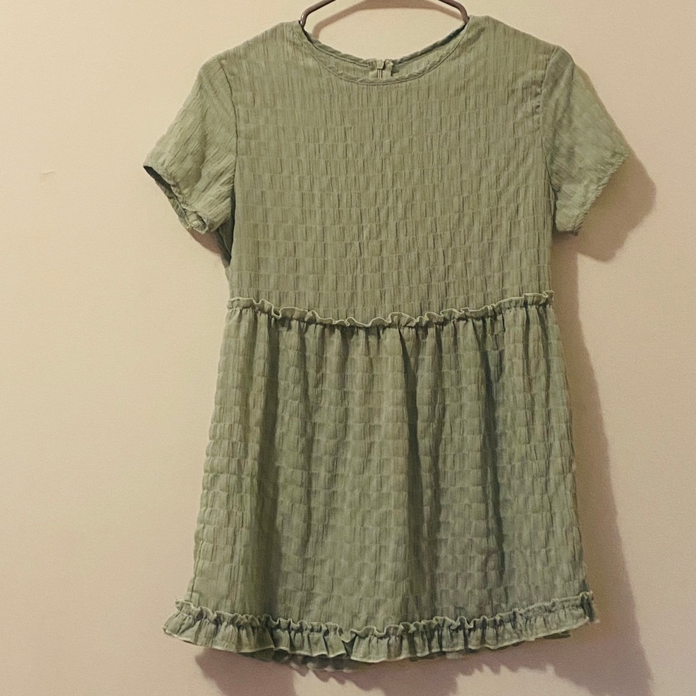 SHEIN Green Medium Tunic Top NWOT